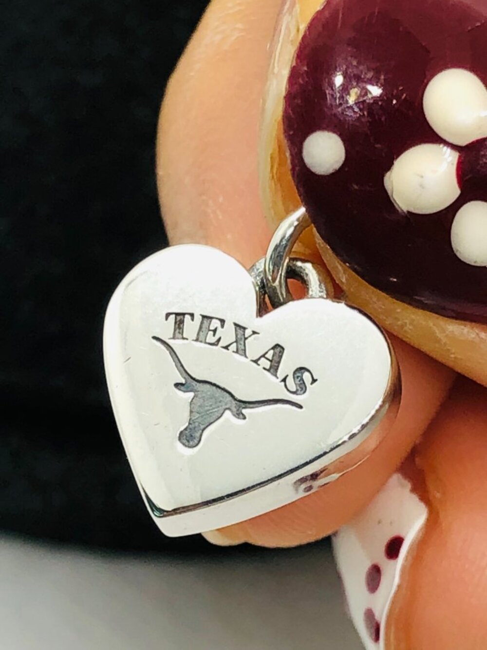 James Avery The University of Texas Small Heart Charm